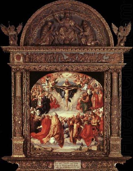 The Adoration of the Holy Trinity, Albrecht Durer